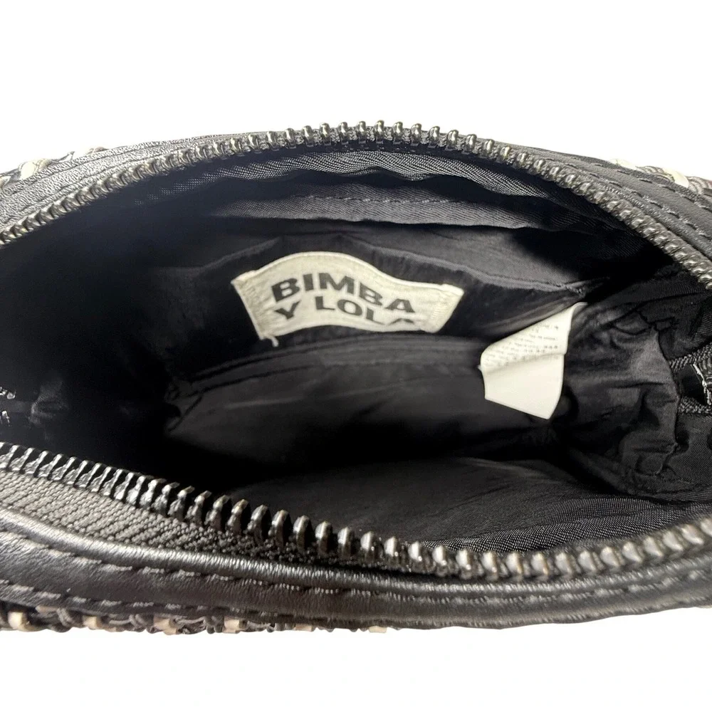 Bimba Y Lola Woven Crossbody Bag